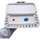 thumbnail image 3 of Paleta de pintura de 18 acuarelas, caja de paleta de pintura plegable portátil de viaje plegable hidratante premium (negro, 18 pocillos), 3 of 5
