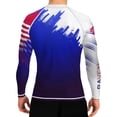 thumbnail image 2 of Raven Fightwear Men's Valor USA Rash Guard BJJ MMA, 2 of 3