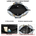 thumbnail image 3 of Blue and Yellow Pioneer Flower Travel Tote Bags for Women Carry On,Large Weekender Bags for Women Travel,Multi Functional Duffle Bag for Work,Shopping,Sports, 3 of 5