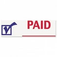 thumbnail image 2 of Shachihata Inc XST2024 Paid Ink Stamp- .5 in. x 1.63 in.- Blue-Red Ink, 2 of 4