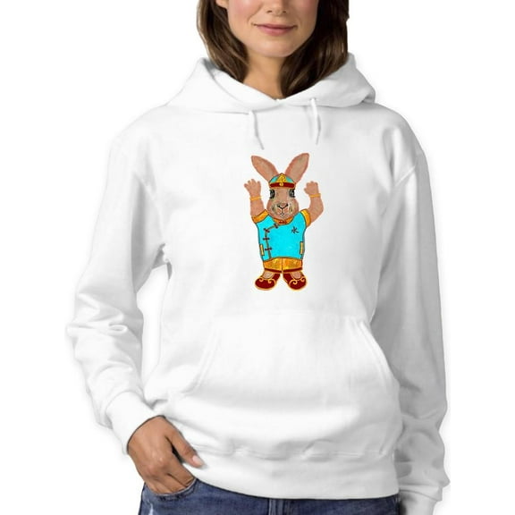 Artshine Leopold Year Of The Rabbit Hoodie Women -Ava and Leopold Designs, Female Large