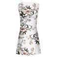 thumbnail image 4 of Odeerbi Floral Dress for Women 2024 Casual Loose Summer Tank Dress Hollow Out Beach Sundress Sleeveless Dresses Olive Green, 4 of 5
