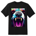 thumbnail image 2 of Plus Size Shirt for Women Black Tops for Women Short Sleeves Shirt for Women Panda T Shirt Crewneck Shirt for Women XS, 2 of 5