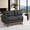 Dark Gray, variant on MOONMISS 67" Velvet Loveseat Couch, Modern Small Sofa With Walnut Wood Legs 2-seater Fabric Upholstered Mini Sofa Couches For Small Space,living Room Bedroom Office Dorm Apartment,Green