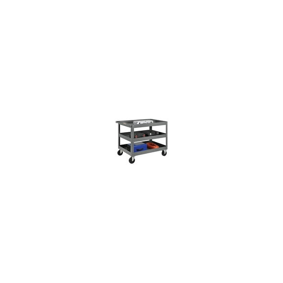 Global Industrial Steel Stock Cart w/3 Shelves 800 lb. Capacity 36""L x 24""W x