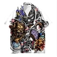 thumbnail image 4 of Camisa hawaiana con gráficos de Harajuku para hombre, camisetas de playa de moda de verano, camisetas de arte callejero geniales de manga corta para mujeres y niños, camisetas de gran tamaño, 4 of 4