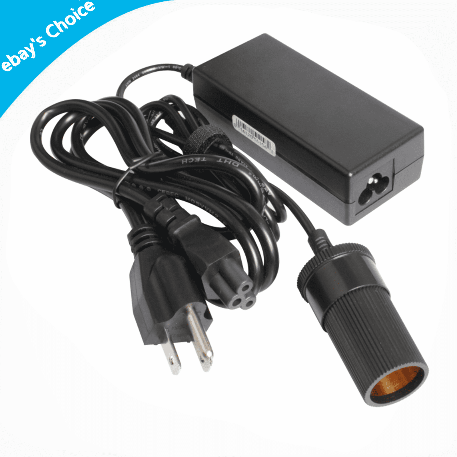 AC 12V Car Home Plug Adapter Car Cigarette Lighter Socket Converter Adapter -
