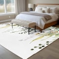 thumbnail image 4 of 5'x7' Area Rugs for Living Room Bedroom, Eucalyptus Leaves Washable Rug Carpet Runner Indoor Outdoor, Summer Botanical Green Watercolor Non Slip Floor Mats Area Rug for Kitchen, Nursery, 4 of 8