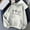 Grey, variant on Hoodies for Women Graphic Printed Long Sleeve Hooded Sweatshirts Casual Loose Fit Tops Round Neck Pullover 2025 with Pocket