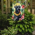 thumbnail image 2 of Giant Schnauzer Luau Garden Flag 11.25 in x 15.5 in, 2 of 5