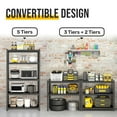 thumbnail image 6 of Ktaxon Heavy Duty Wire Shelving,  5-Shelf Adjustable Kitchen Garage Storage Rack, Industrial Metal Shelving Unit, 2500LBS Capacity for Pantry Basement, 39"W x 18"D x 72"H, Black, 6 of 10