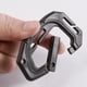 thumbnail image 4 of Mosquetón Táctico Shamjiam Clip Spring Broche Negro, 4 of 5