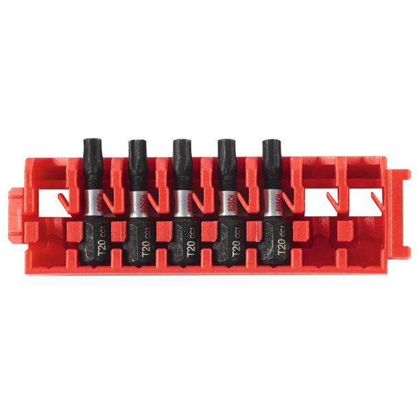 Brocas de inserción Impact Torx® #20 de 1 pulgada y 5 piezas BOSCH ITDT20105C