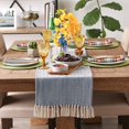 thumbnail image 4 of Design Imports CAMZ13863 DII Nautical Blue Chevron Table Runner 15x108, 4 of 4