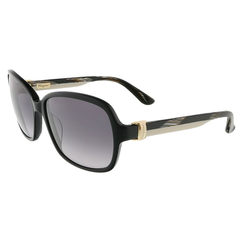 Salvatore Ferragamo SF606S 001 Black Rectangular sunglasses