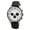 Silver Tone and Black, variant on Arthur Genuine Leather Silver Tone and Black Men's Chronograph Watch 1093AARL