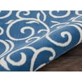 thumbnail image 4 of Eclectic Essentials Blue Bohemian Botanical Area Rug, 4 of 4