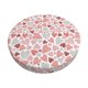 thumbnail image 1 of Disketp Hand Drawn Hearts Funda Redonda para Taburete, Funda de Cojín para Silla de Bar Suave y Elástica-13 inch, 1 of 7