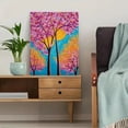 thumbnail image 5 of Vibrant Impressionist Tree Blossom Canvas Print, Living Room Bedroom Office Kitchen Hallway Wall Decor, 5 of 8