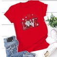 thumbnail image 1 of Hauts d'Été Grande Taille pour Femmes, T-Shirt Décontracté à Manches Courtes, Col Rond, Ample, en Liquidation, 1 of 3