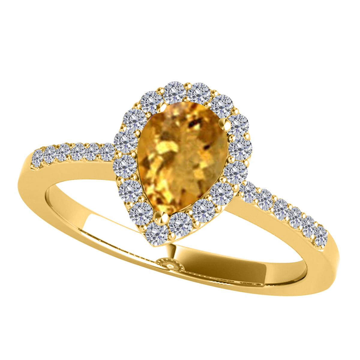 55Carat Natural Citrine 925 Silver Ring for Women Prong Cut Oval Shape Birthstone Size 5,6,7,8,9,10,11,12 