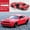 Red, variant on 1:32 Simulation 1970 Dodge Charger Alloy Sports Car Model Pull Back Luxury Car Children's Toy Gift Ornaments