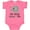 Hot Pink, variant on Inktastic My Papou Loves Me Boys or Girls Baby Bodysuit