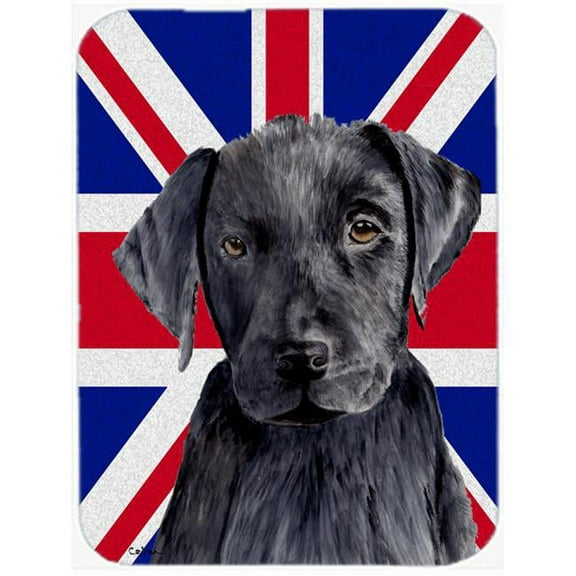 Carolines Treasures  Labrador With English Union Jack British Flag Mouse Pad