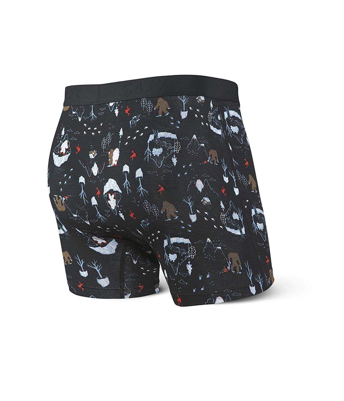 SAXX UNDERWEAR Vibe Boxer Modern Fit Black Yeti World