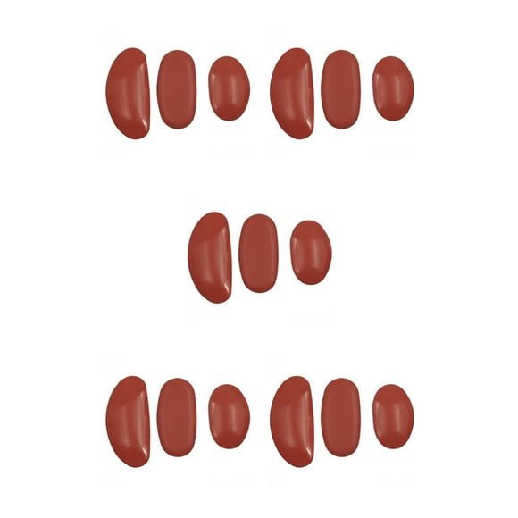 Kenally Silica Gel Tablet Comfortable Touch Durable Pottery Handicrafts Tools DIY Gauge Throwing Removal Fingerprint Sculpture for Clay 1 juego de 3 piezas. 5Conjunto