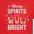 thumbnail image 3 of Instant Message - Christmas Mixing Spirits Bright - Men's Short Sleeve Graphic T-Shirt, 3 of 6