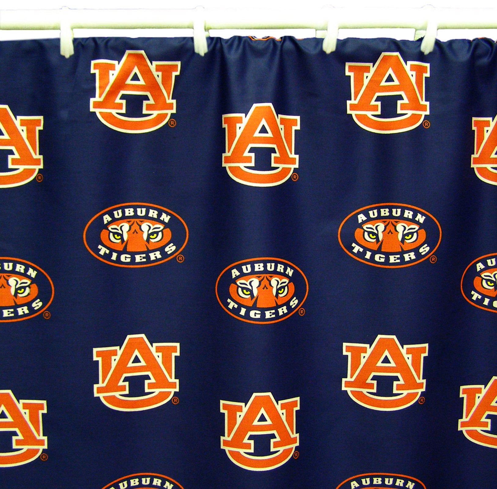 70 X 72 College Covers Clemson Tigers Printed Shower Curtain Cover