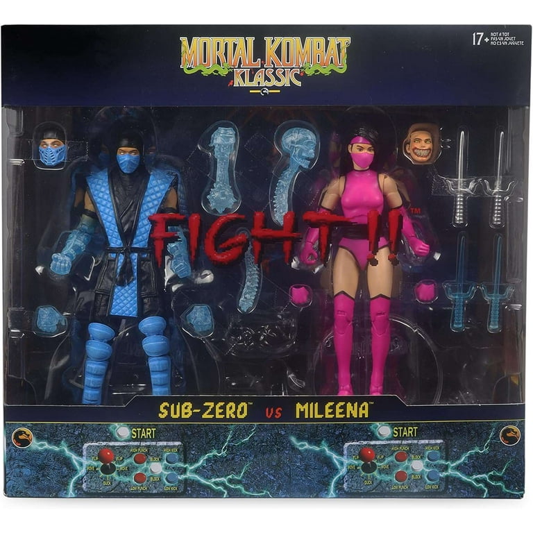 McFarlane Klassic Sub-Zero vs. Mileena Action Figure 2-Pack