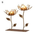 thumbnail image 1 of Yoone Candle Holder Creative Romantic Wrought Iron Nordic Style Simple Candlelight Stand for Dining Table, 1 of 6