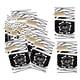 thumbnail image 1 of 50 bolsas de dulces de Halloween con cordón para manualidades y decoración de Halloween. Blanco negro, 1 of 5