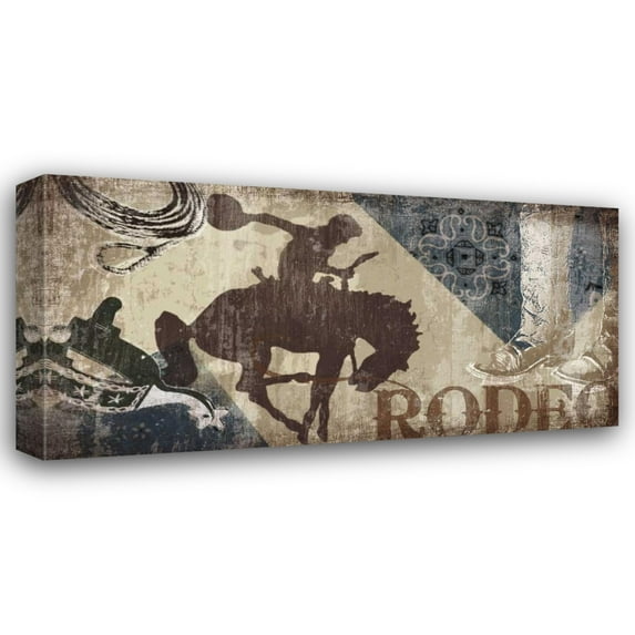 Tandi Venter 18x11 Gallery Wrapped Canvas Wall Art Titled - Saddle Up II