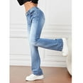 thumbnail image 2 of Women Stretch Denim Jeans Ladies Slim Straight Pants Casual Pantalones de mujer pantalon femme, 2 of 3