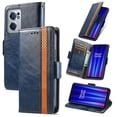 thumbnail image 1 of Case for OnePlus Nord CE 2 5G Cover Leather Wallet Folio Case Book Design Flip Magnetic Closure - Blue, 1 of 5