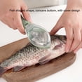 thumbnail image 3 of Advancent Removedor de escamas de pescado portátil para restaurante en casa Manual ahorro de trabajo ABS escamas reutilizables raspador herramienta de Utensilios de cocina Blanco Advancent HA083098-03, 3 of 6