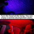 thumbnail image 4 of LINLIN USB Car Star Projector Night Light, Portable Car Star Night Light, Adjustable Romantic Galaxy Ambience, Car Roof Lighting, Bedroom, Car, Party Blanket and More Plug and Play, 4 of 6