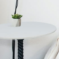 CIMAXIC 1Pack Transparent Table Cover for Outdoor and Indoor 47.2x47.2in