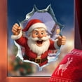 thumbnail image 4 of Christmas Creative Wall Sticker, 2026 New 3D Santa Claus Breaking Through The Wall Sticker, Residue Free, Damage Free, for Bedrooms, Hallways, Office, Instant Festive Touch&nbsp;(B), 4 of 5