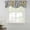 Black, variant on You Are My Sunshine Tie Up Valance Curtains for Windows, Kitchen Curtains Window Treatments, Yellow Sunflowers Cute Bees Heart Retro Wood Short Window Valances for Bedroom Bathroom Cafe 42"x12"