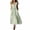 A38-Green, variant on Sokhug Womens Maxi Dress Cotton Linen Sleeveless V Neck Twist Front Tiered with Side Pockets Casual Flowy Summer Dress