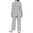 thumbnail image 6 of Cueply Womens Plus Size Pajamas Long Sleeve Pjs Sets Loungewear Sleepwear 1X-4X, 6 of 7