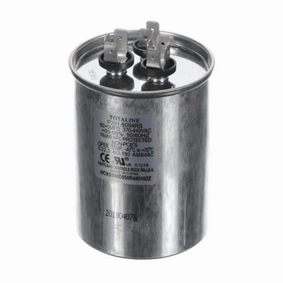 Carrier P291-5054RS Genuine OEM Run Capacitor - 370-440VAC, 0.833 Hz, 50 Plus 5MFD