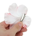 thumbnail image 4 of Unique Bargains 2 Pcs Hair Clip Grace Simulation Flower Duckbill Clip Red, 4 of 5