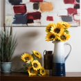 thumbnail image 2 of Vickerman FA174901 Sunflower X9-Yellow Floral Bush, 2 of 3