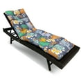 thumbnail image 7 of Eurhowing Outdoor Chaise Lounge Cushion, 71 Inch Waterproof Patio Chair Replacement Pad, Rocking Chair Cushion with Headrest & Ties, 7 of 7