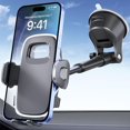 thumbnail image 1 of Soporte para teléfono de coche Bivicvvu, 4,8 a 7 pulgadas, soporte de succión ajustable en 360°, 1 of 8